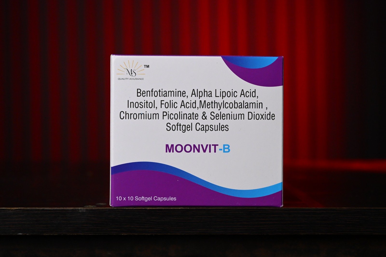 MOONVIT-B — Benfotiamine, Alpha Lipoic Acid, Inositol, Folic Acid, Methylcobalamin, Chromium Picolinate & Selenium Dioxide